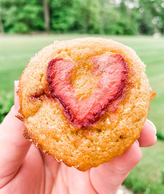 Strawberry Heart Muffins | Gluten Free (Video)